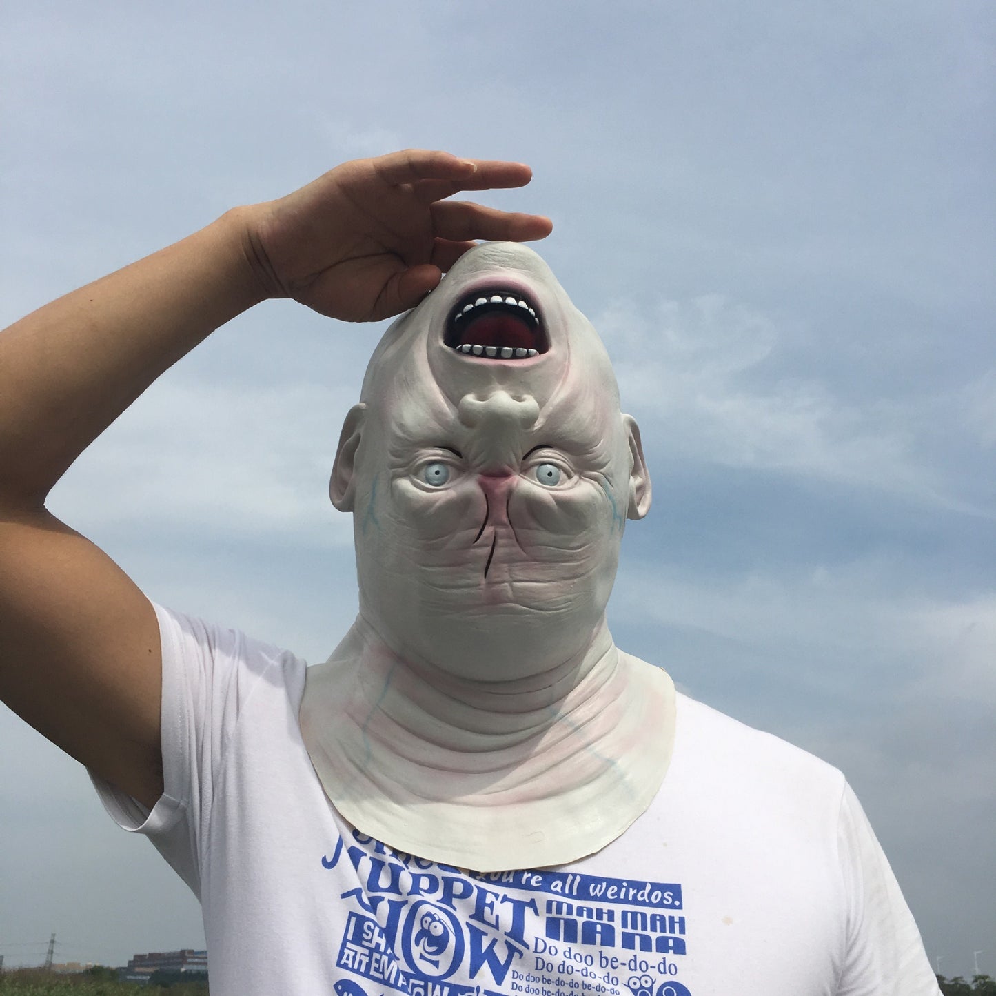 Day of the Dead Horror Face Mask for Cosplay and Haunts