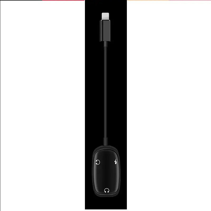 Audio Adapter Charging Cable for iPhone 8-Pin to 3.5mm