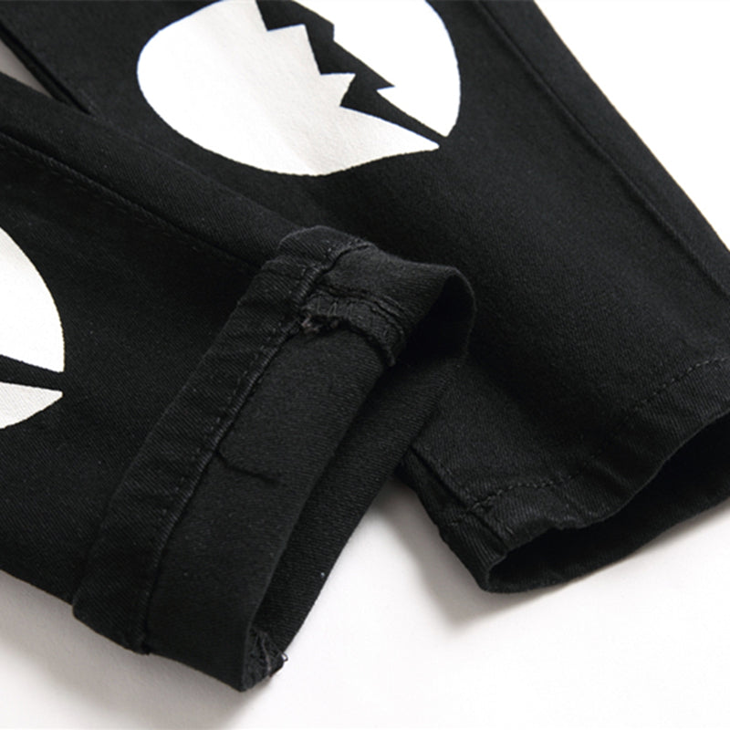 Men's Casual Stretch Pencil Jeans - Hip-Hop Streetwear