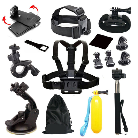 15-in-1 Accessory Kit for Hero4 and SJ4000 Cameras