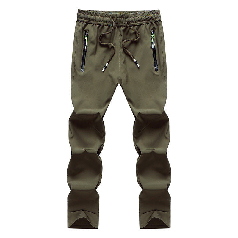 Men's Summer Ice Silk Quick-Drying Casual Sports Pants