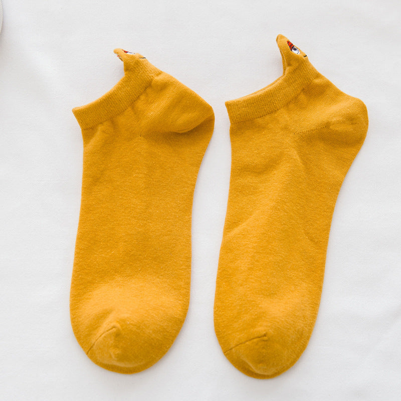 Sesame Street Funny Face Ankle Socks for Couples